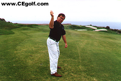 image of proper position of right elbow at top of backswing